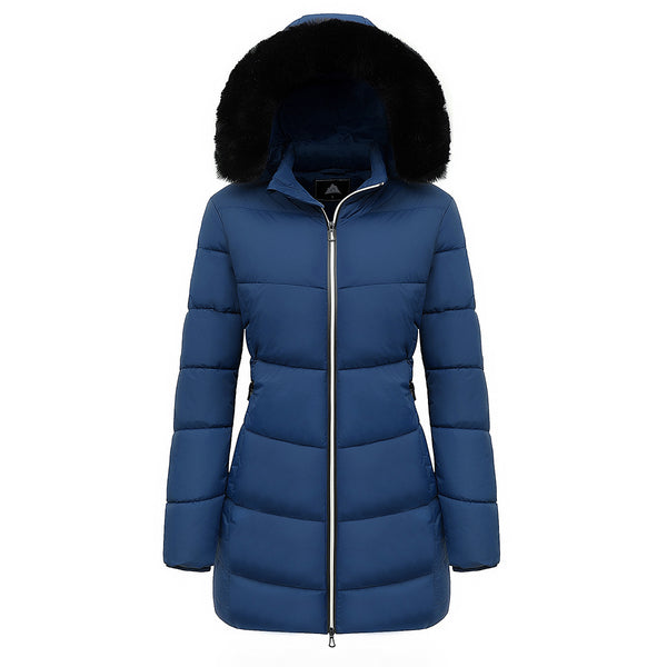 Women's Winter Full Length Hooded Down Jacket Puffer Warm Maxi Parka Size  s-xl