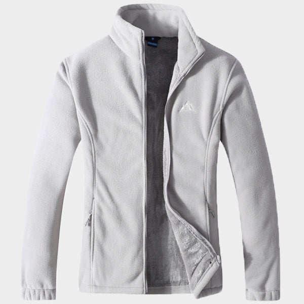 MOERDENG Women's fleece lined jacket Light Grey