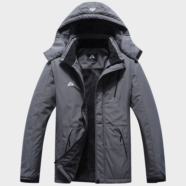 Moerdeng Men’s ArcticPeaks Ski Jacket Dark Gray