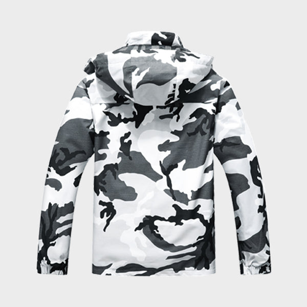 Moerdeng Men’s AquaRush Jacket Black Camouflage