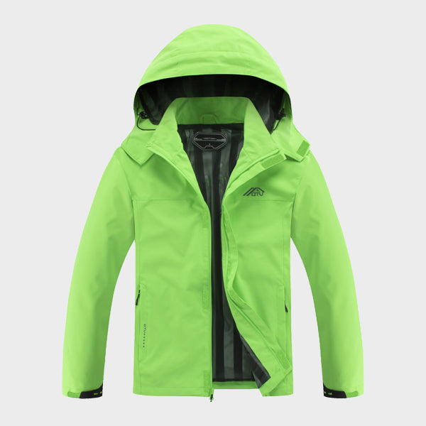 Moerdeng Men’s AquaRush Light Jacket Fluorescent Green