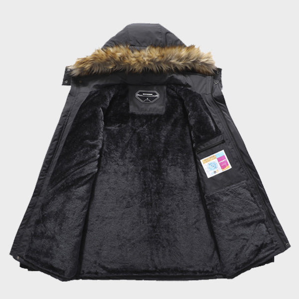 Men's Winter Waterproof Outdoor Jacket Dark Grey