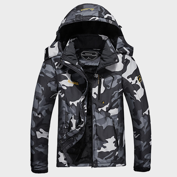Moerdeng Men’s ArcticPeaks Jacket Black Camo
