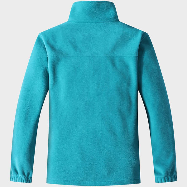 Moerdeng Men’s Winter Fleece Jacket Cape Blue