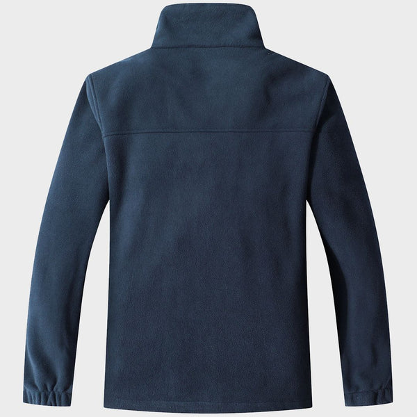 Moerdeng Men’s Winter Fleece Coat Dark Blue