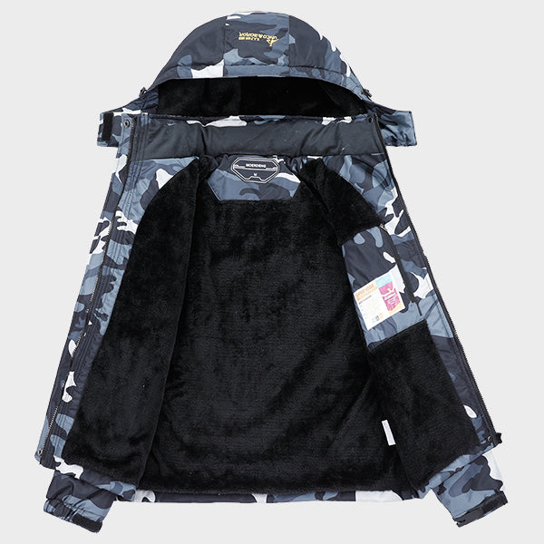 Moerdeng Men’s ArcticPeaks Jacket Black Camo