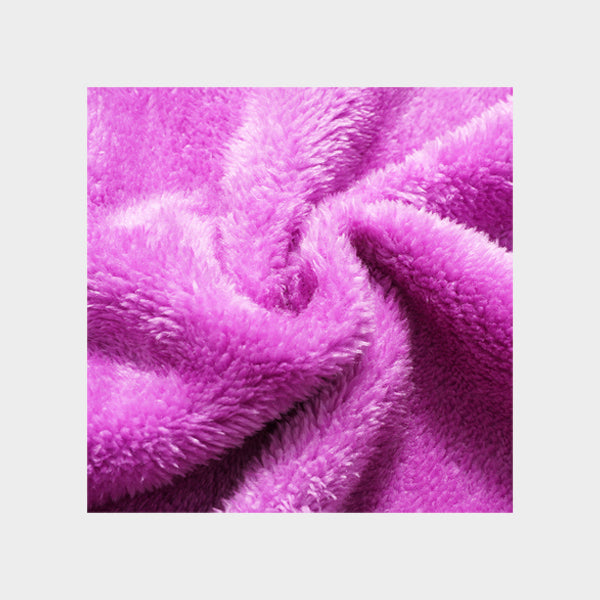 MOERDENG Women's fleece lined jacket Purple