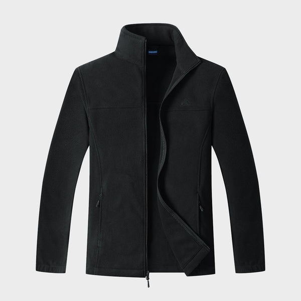 Moerdeng Men’s Winter Fleece Jacket Black